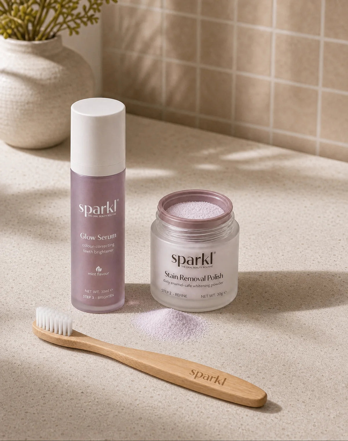 Sparkl is to your smile what skincare is to your face.